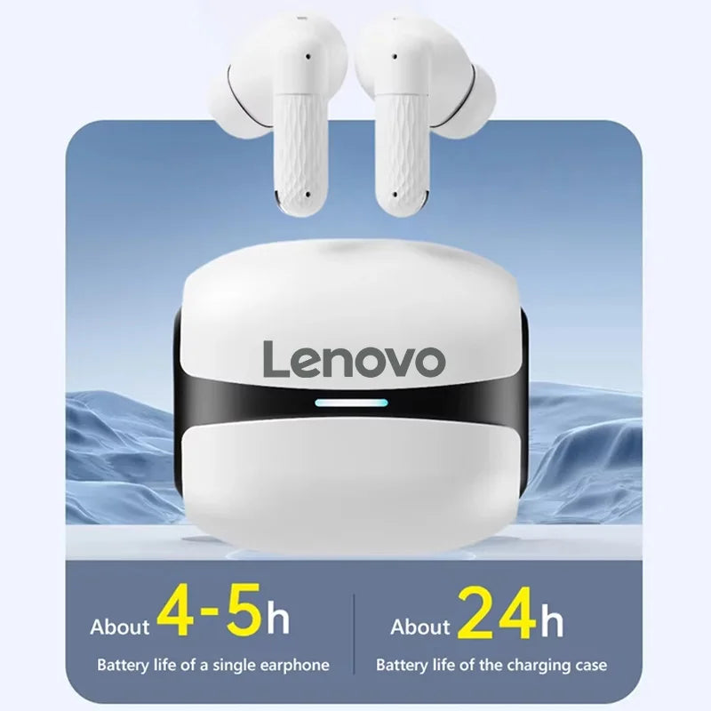Écouteurs Sans Fil Lenovo – Bluetooth, Réduction de Bruit, Longue Autonomie