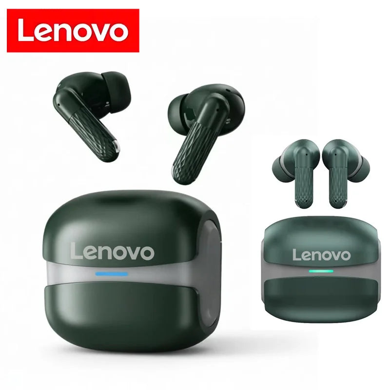 Écouteurs Sans Fil Lenovo – Bluetooth, Réduction de Bruit, Longue Autonomie